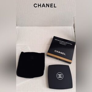 Authentic CHANEL Black Mirror Duo Brand New